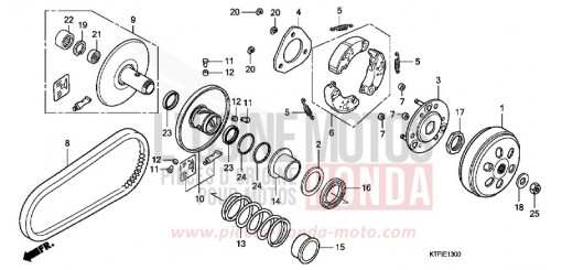 DRIVEN FACE SH150RA de 2010